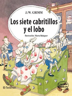 cover image of Los siete cabritillos y el lobo